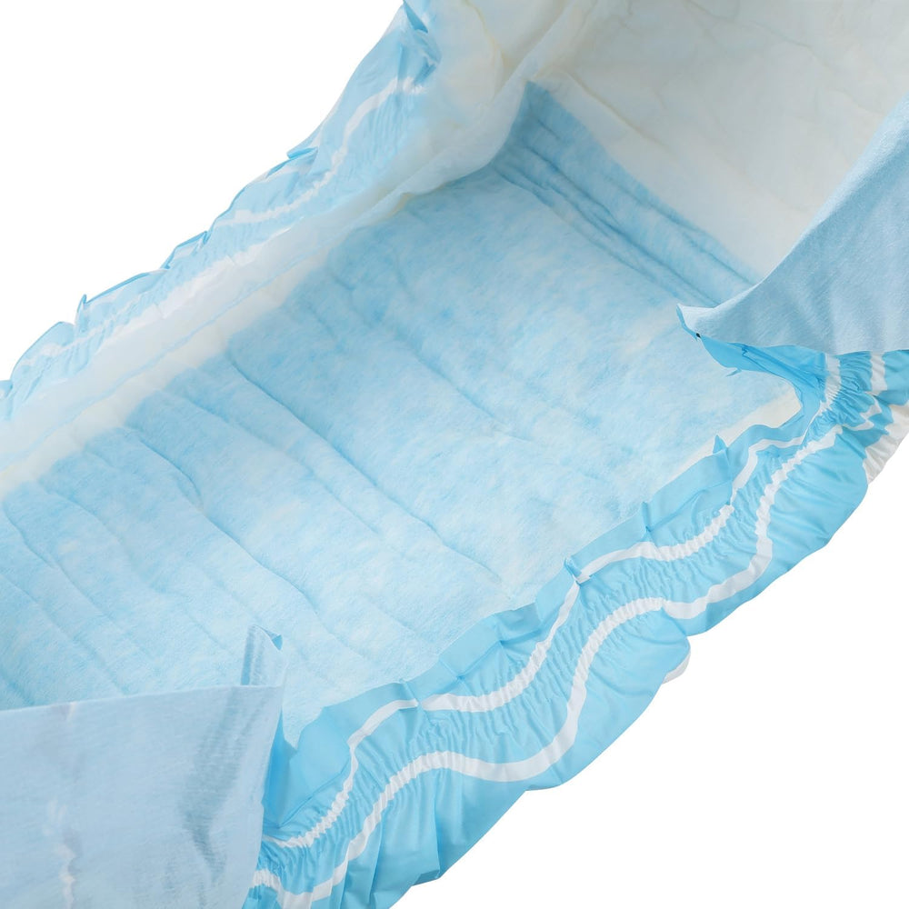 Plenky pro dospělé CutiePlusU, 10 balení, jednorázové plátěné plenky pro ženy a muže, maximální savost přes noc - I Love Summer (střední velikost 71-96 cm)