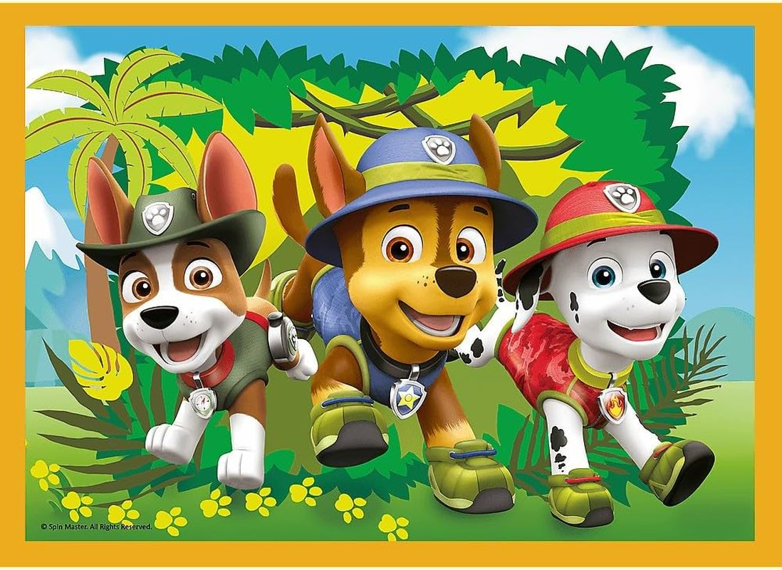 PAW Patrol, puzzle 4 în 1 (puzzle pentru copii) Puzzle Naty Shop