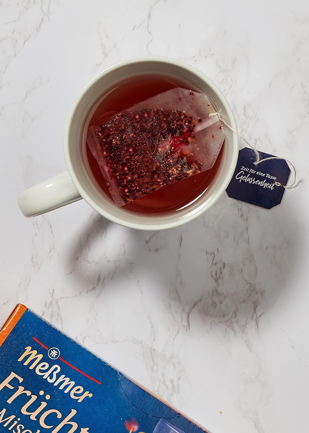 Amestec de fructe Meßmer | 25 pliculețe de ceai | Vegan | Fără gluten | Fără lactoză (pachet cu 2)