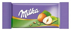 Milka Naps Mix – Mini čokoládové čtverečky ve 4 sortimentech: Alpské mléko, Jahody, Lískové oříšky, Kakaový krém – 1 x 1 kg