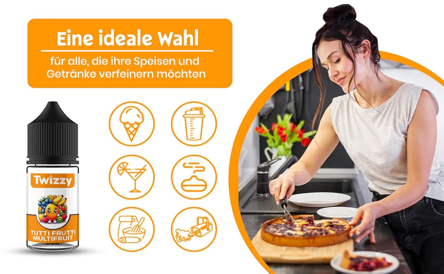 Twizzy Koncentrované Tutti Frutti Aroma, 30 ml Aromas Naty Shop