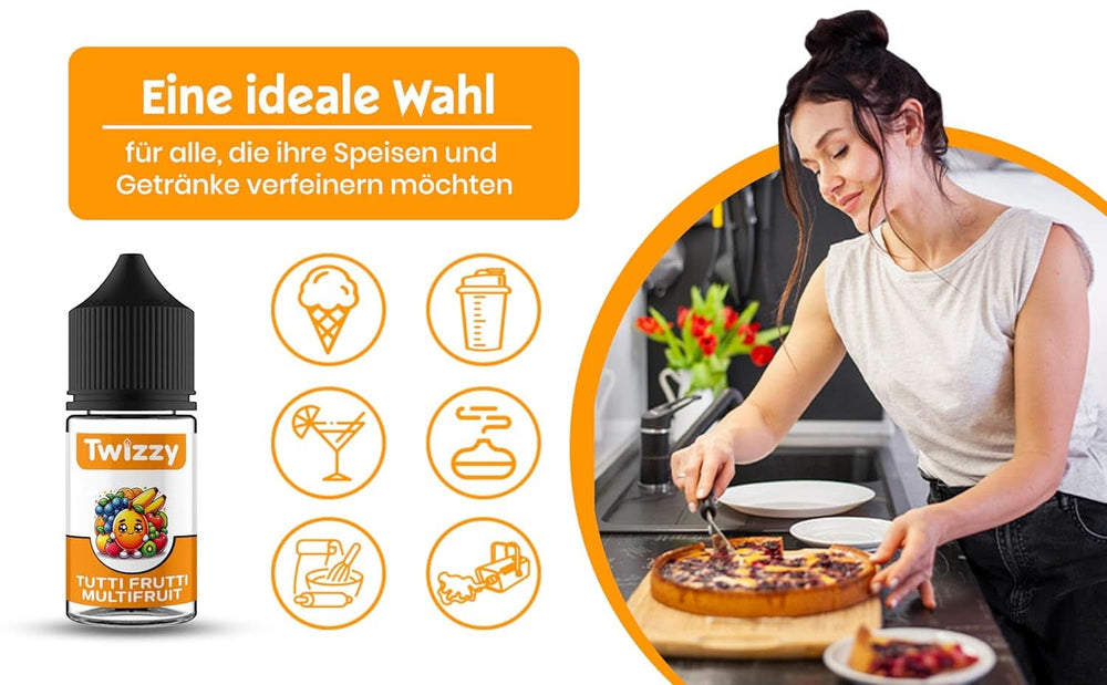 Twizzy Koncentrované Tutti Frutti Aroma, 30 ml Aromas Naty Shop