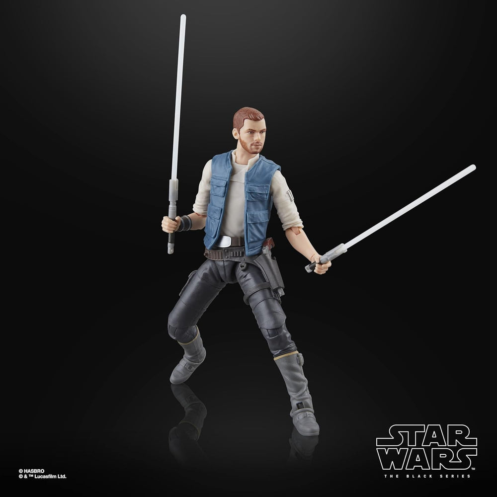 Star Wars Černá série Cal Kestis, Turgle & Skoova Stev, Star Wars Jedi: Survivor Sběratelské akční figurky (Měřítko 15 cm) Akční figurky Naty Shop
