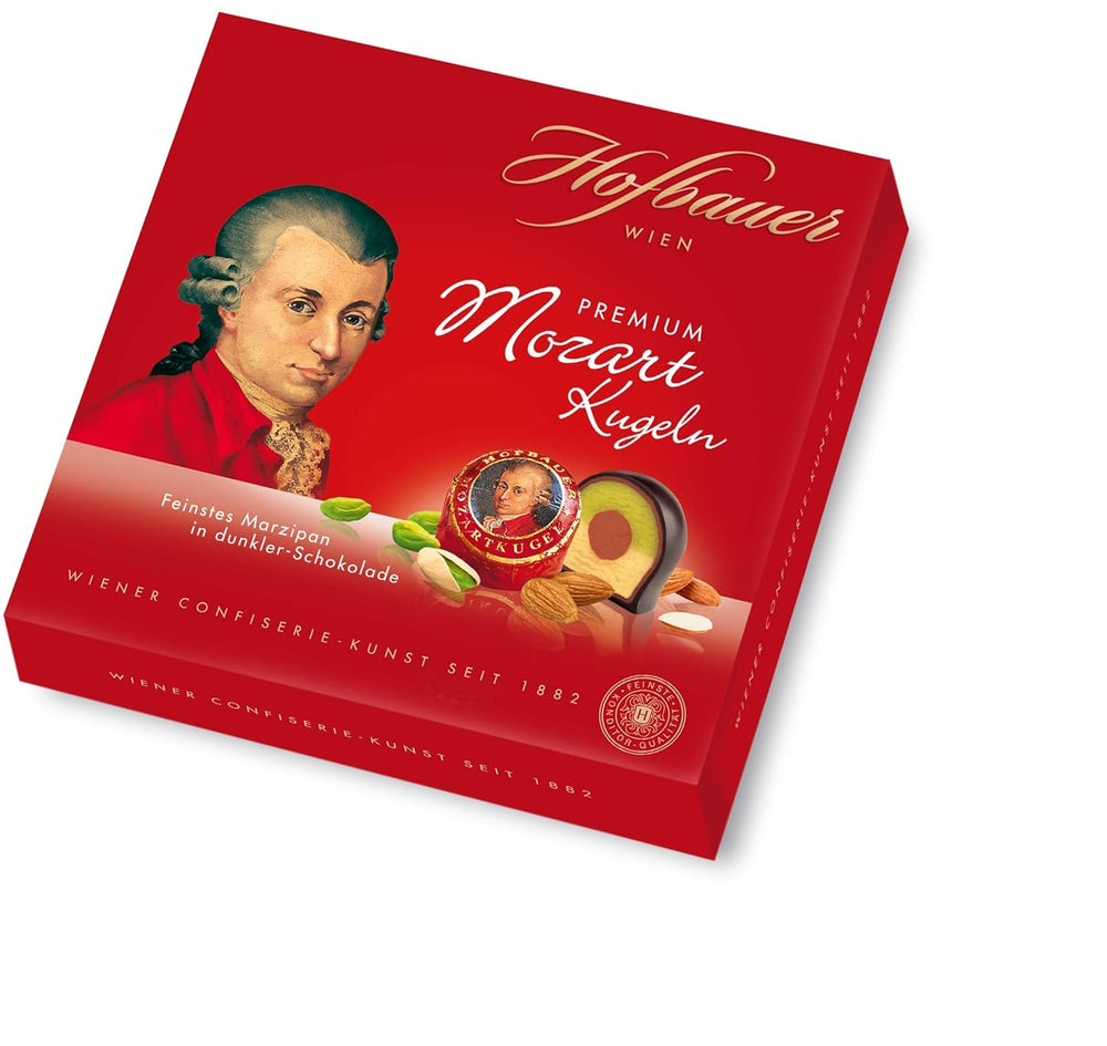 Hofbauer Vienna, Mozartkugeln 200 g, hořká čokoláda