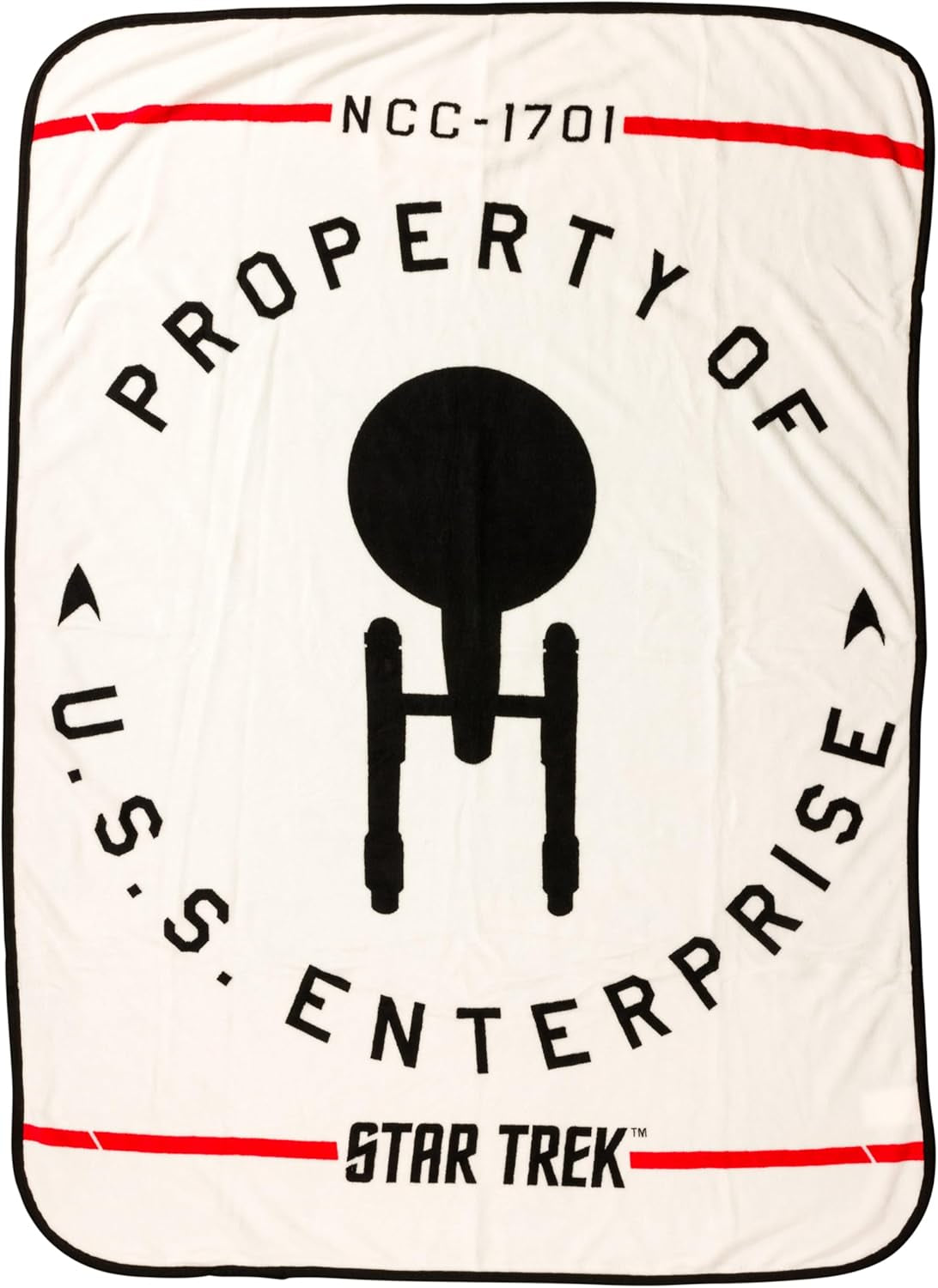 Silver Buffalo Garfield závěsná deka, fleece, 114,3 X 152,4 cm Postele a přikrývky Silver Buffalo Star Trek