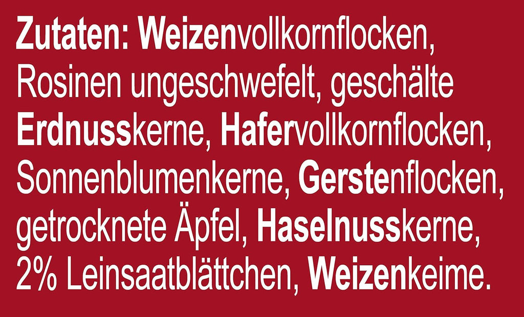 Seitenbacher Müsli Natural-Body-Power I Vollkorn I Ohne Zugesetzten Zucker I Ohne Zugesetztes Fett I (1 X 1000 G) Cereale Naty Shop