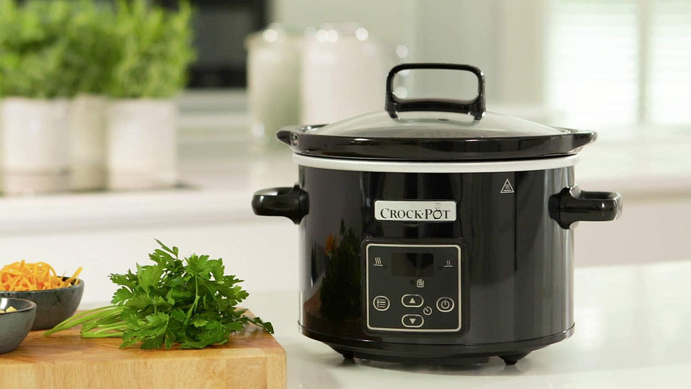 Pomalý hrnec digitální Crockpot, funkce udržování teploty, 2,4 litru (1-2 osoby) Pomalý hrnec Naty Shop