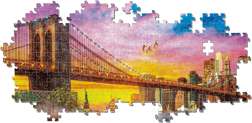Clementoni - 33552 Collection - Manhattan Balcony Sunset, Puzzle 3000 piese pentru adulți și copii 10 ani, joc de îndemânare pentru întreaga familie Puzzle Naty Shop