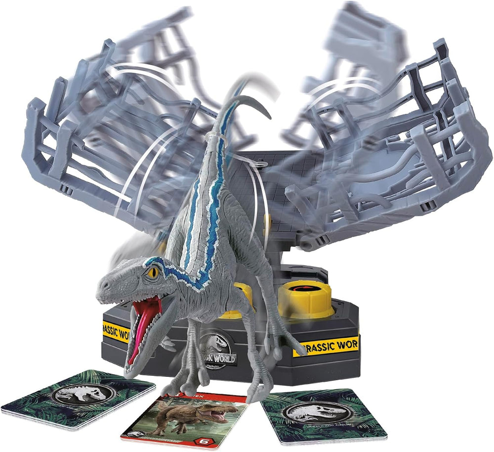 EPOCH Games, Jurassic World - Cage Breaker, 7523, Jucărie Dinozaur, Joc de Societate pentru Copii cu Vârsta de 4 Ani și Peste