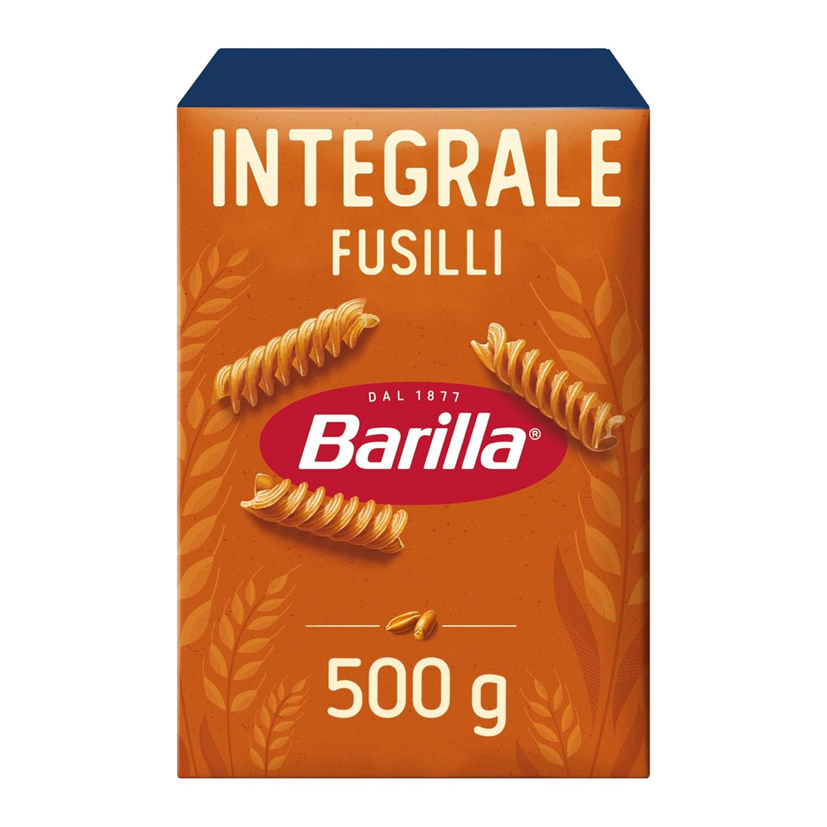 Barilla Pasta Integrale Fusilli – Semolinové těstoviny s přírodní vlákninou, 500 g