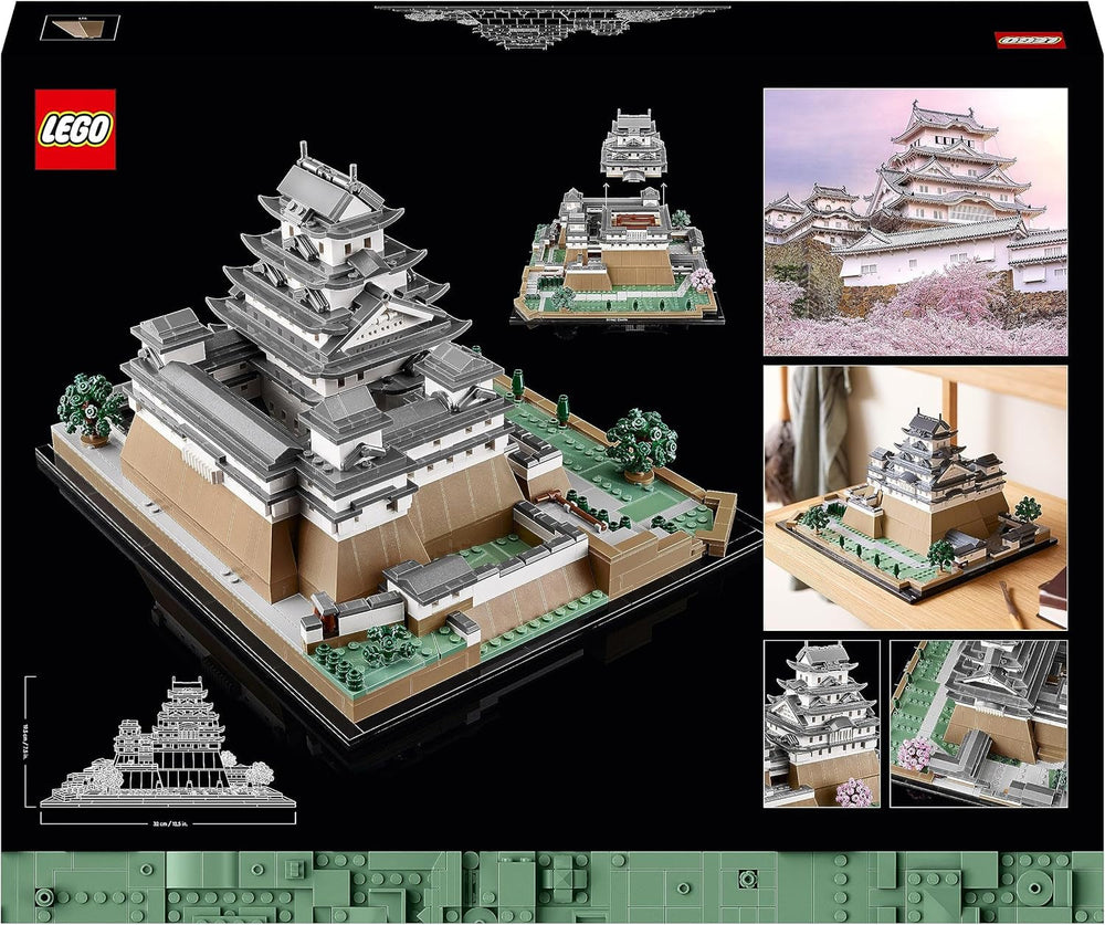 LEGO Architecture hrad Himedži, stavebnice pro dospělé modelky, sbírka památek, kreativní zahradnictví a sada fanoušků japonské kultury s třešňovým květem, dárek pro něj a její 21060 stavebnice Besuche den LEGO-Store
