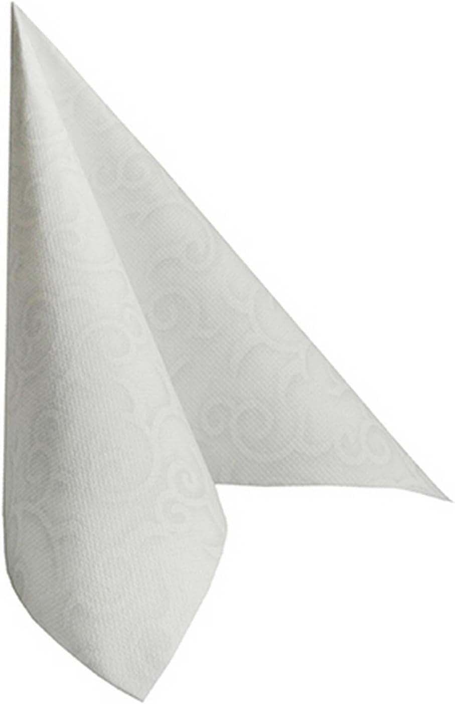 50 de șervețele "ROYAL Collection" 1/4-fold 40 Cm X 40 Cm Alb "Casali" Nuntă Aniversare Logodnă Crăciun