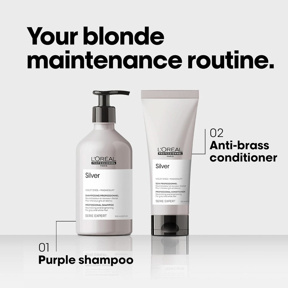 L'Oréal Professionnel Serie Expert Silver, Šampon, 500 ml Sprcha a vana Naty Shop