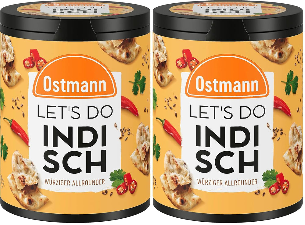 Ostmann Gewürze - Let's Do Fisch Allrounder | Gewürzsalz für Bratfisch, Flammlachs und Meeresfrüchte | Würziger Allrounder s hořčicí, citronem a koprem | 85 g v recyklované tyči Metalldose