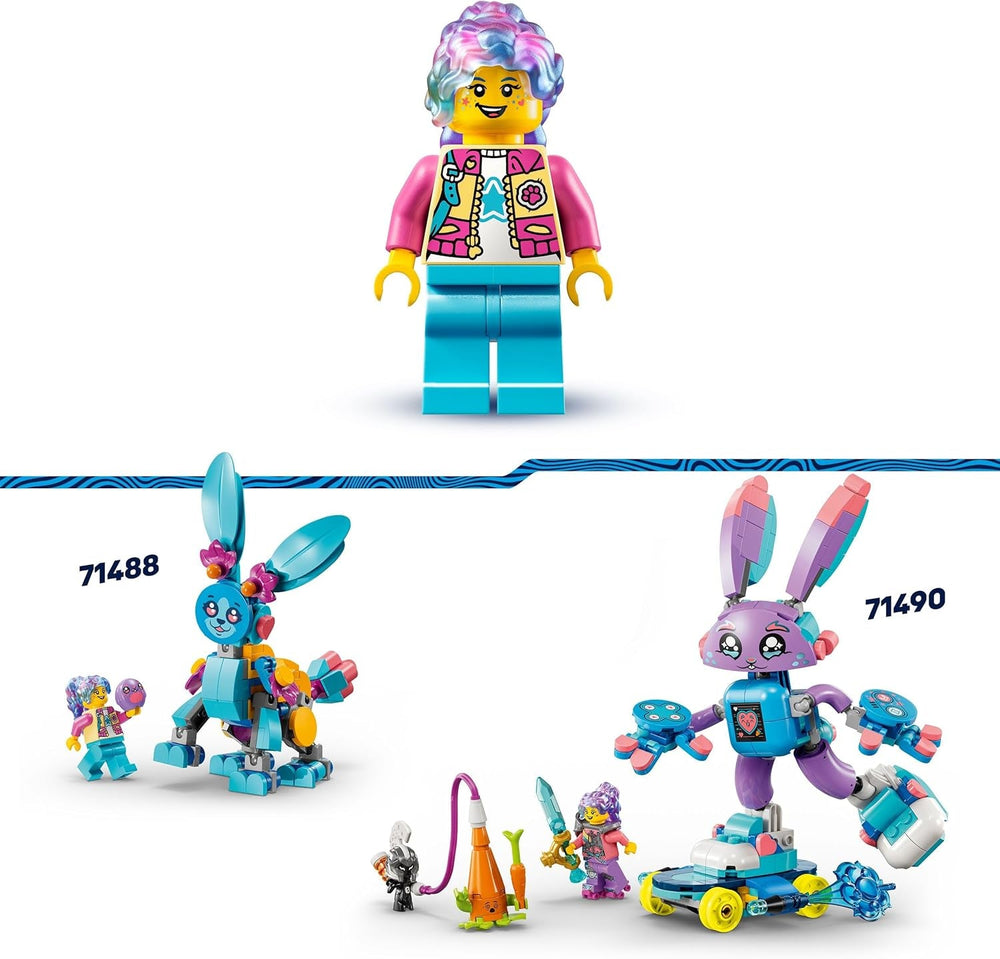 LEGO Dreamzzz Bunchus Creative Animal Adventures Dětská hračka Bunny Fantasy Playset 20 v 1 s minifigurkou Izzie Dárek pro dívky a chlapce 7 let 71488 Stavebnice Besuche den LEGO-Store