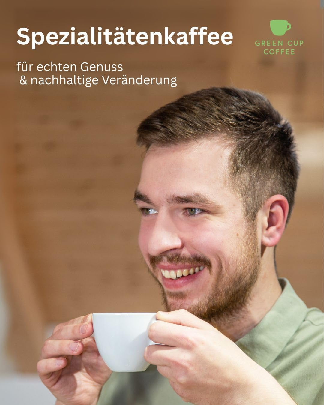 Coffee - Esperanza I 100% Arabica I Kaffeebohnen 250g I Ideal für Moka kanne, Siebträger, Vollautomat, Brühkaffee und French Press mit schokoladig, nussigen Aromen I mittlere Röstung