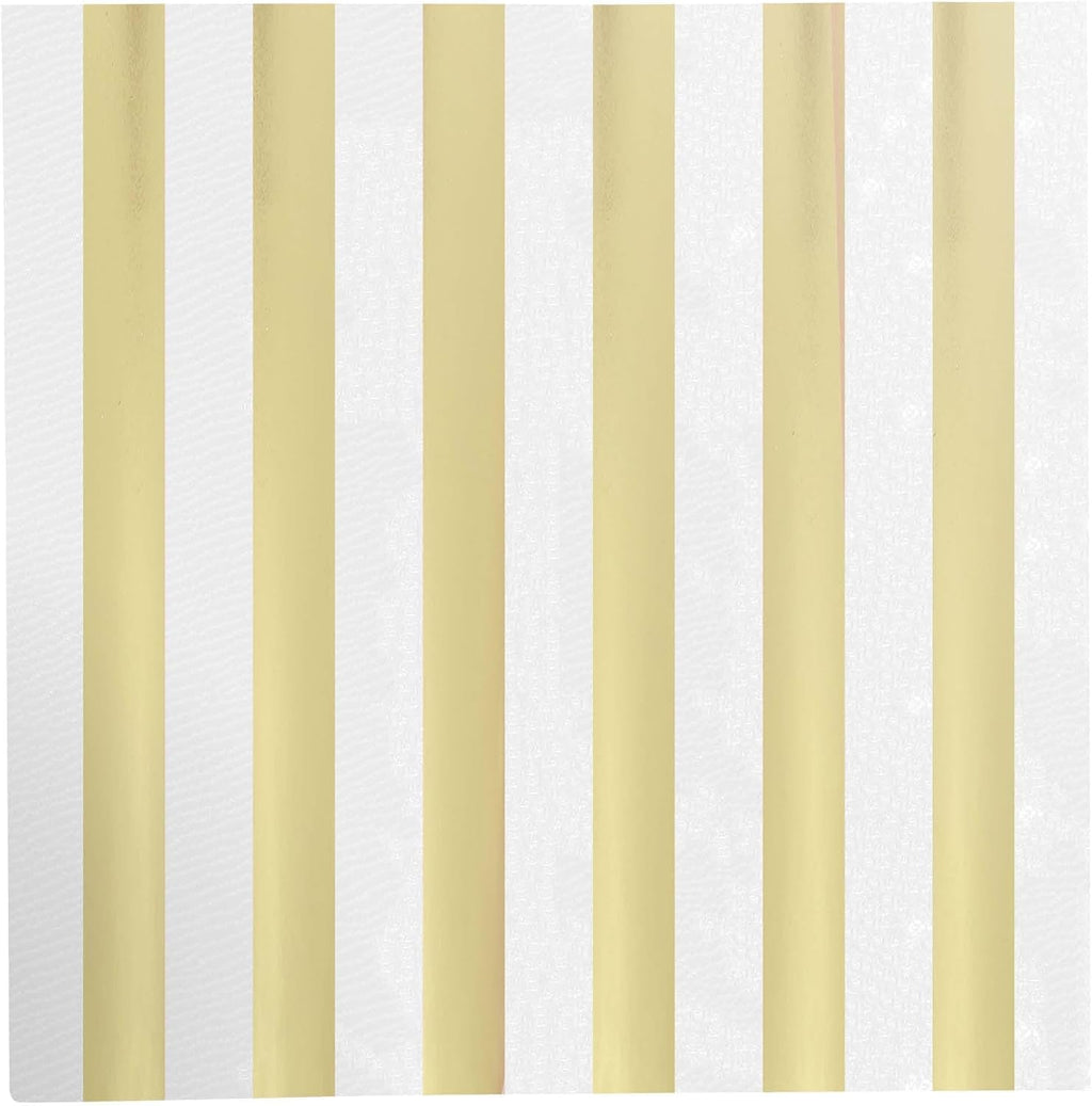 | 20 Șervețele Happy New Year (16X16 Cm) - Decorațiuni de masă pentru petreceri de Revelion - Ideal pentru evenimente și sărbători - Negru și auriu