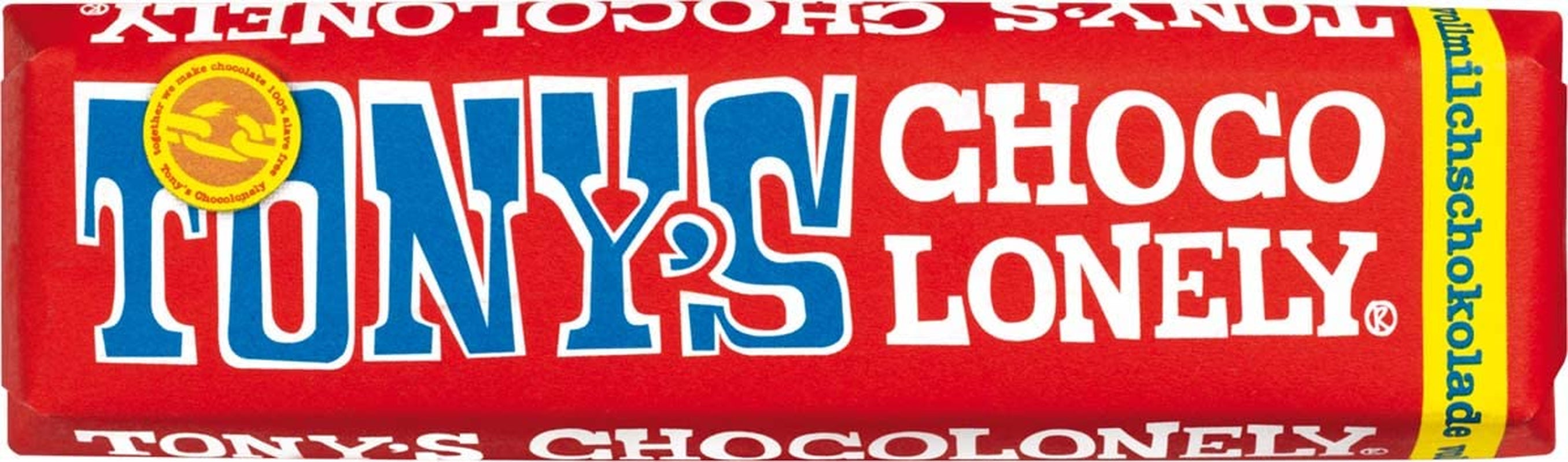 Tony's Chocolonely, mléčná čokoláda s karamelem a mořskou solí 47g
