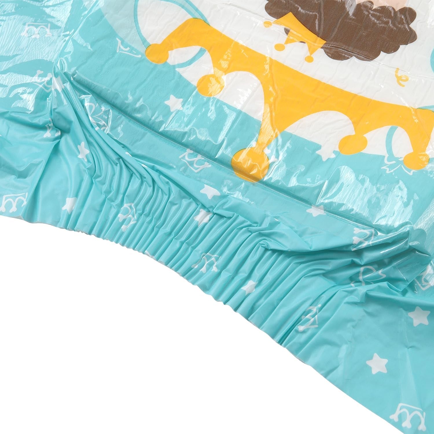 CutiePlusU Plenky pro dospělé 2 balení Jednorázové inkontinenční kalhotky s klopami pro ženy a muže Maximální savost přes noc - Malý princ (střední 71-96 cm)