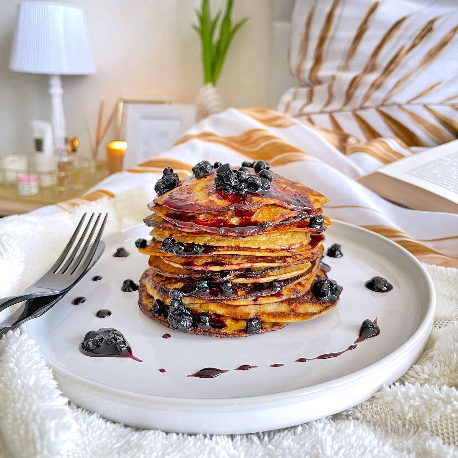 Bett'R Pancake Mix, organická, veganská a bezlepková směs na pečení, 6 x 400 gramů Kitchen Naty Shop