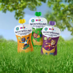 Hipp ždímací sáčky, 100% bio ovoce bez přidaného cukru, 6 x 120 gramů Mother and Child Naty Shop