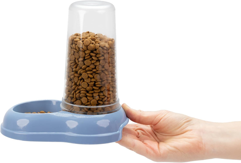 Ferplast Futter- oder Wasserspender für Hunde und Katzen AZIMUT 600 Futtertrog Voda 0,6 l, Rutschfester Boden, 12,5 x 19 x V 19,5 cm Modrá