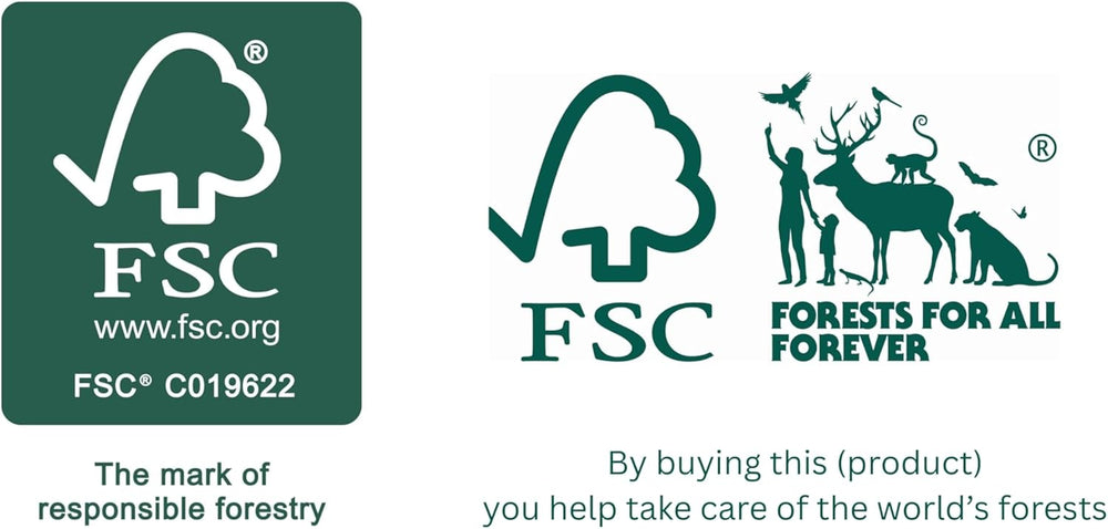 Tala Teigroller aus Buchenholz – Drehbares Nudelholz mit Griffen, glatte Oberfläche, odolný a leicht zu reinigen – Perfekt für Teig, Gebäck, Brot & Pizza – FSC-zertifiziertes Holz