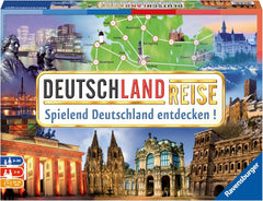 Ravensburger Family Game 26492 – Tour of Germany – rodinná klasika, věk 8+ – párty hra, Německo Cestování, desková hra až pro 6 hráčů, věk 8+