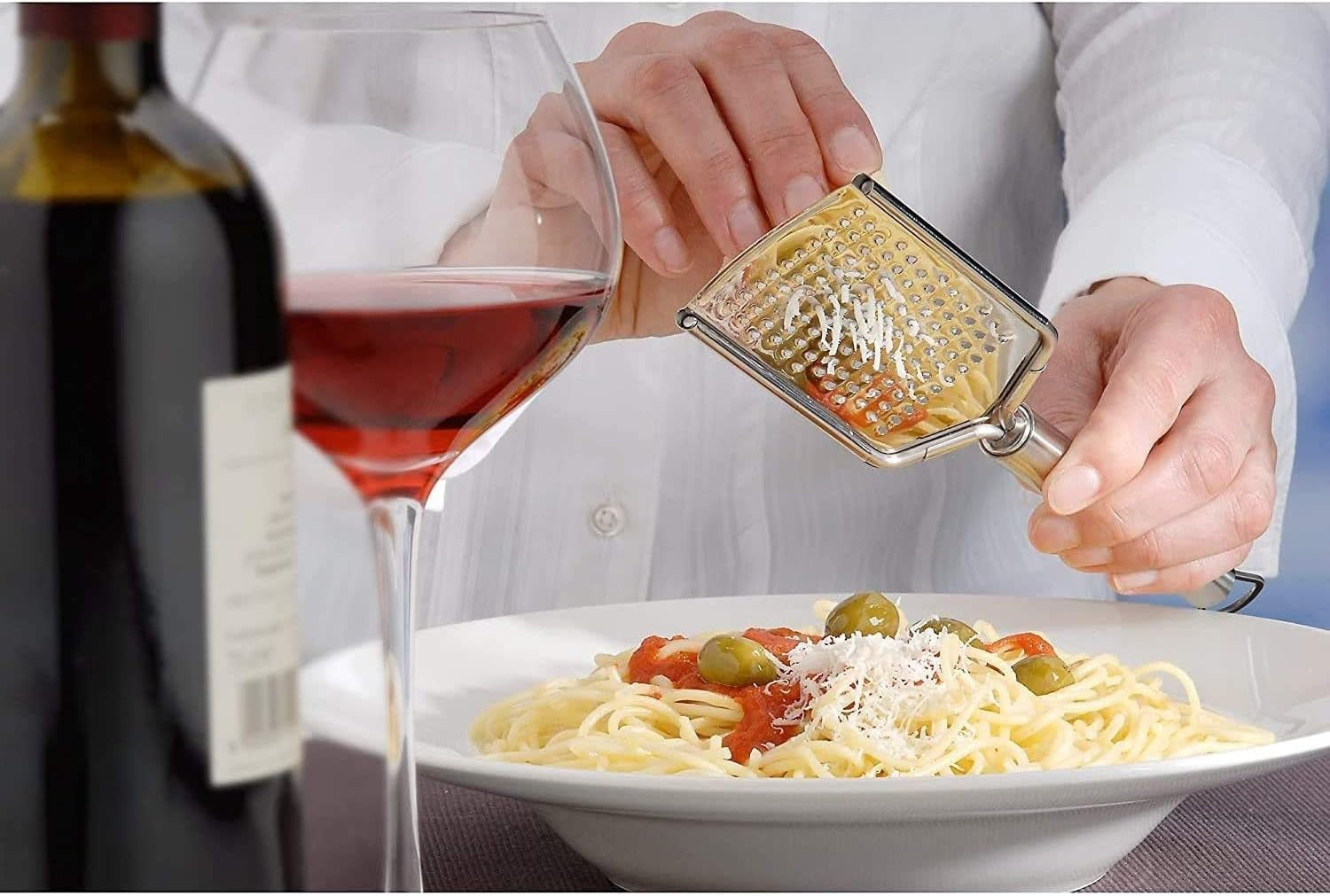 WMF Profi plus nerezové struhadlo na sýr 25 cm, jemná holicí plocha Peeler Naty Shop