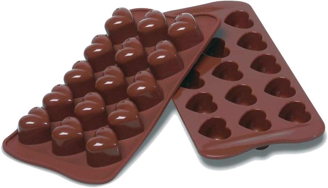 Silikomart 194690, Čokoládové pralinky, Srdce, 15 modelů Kitchen Naty Shop Hearts
