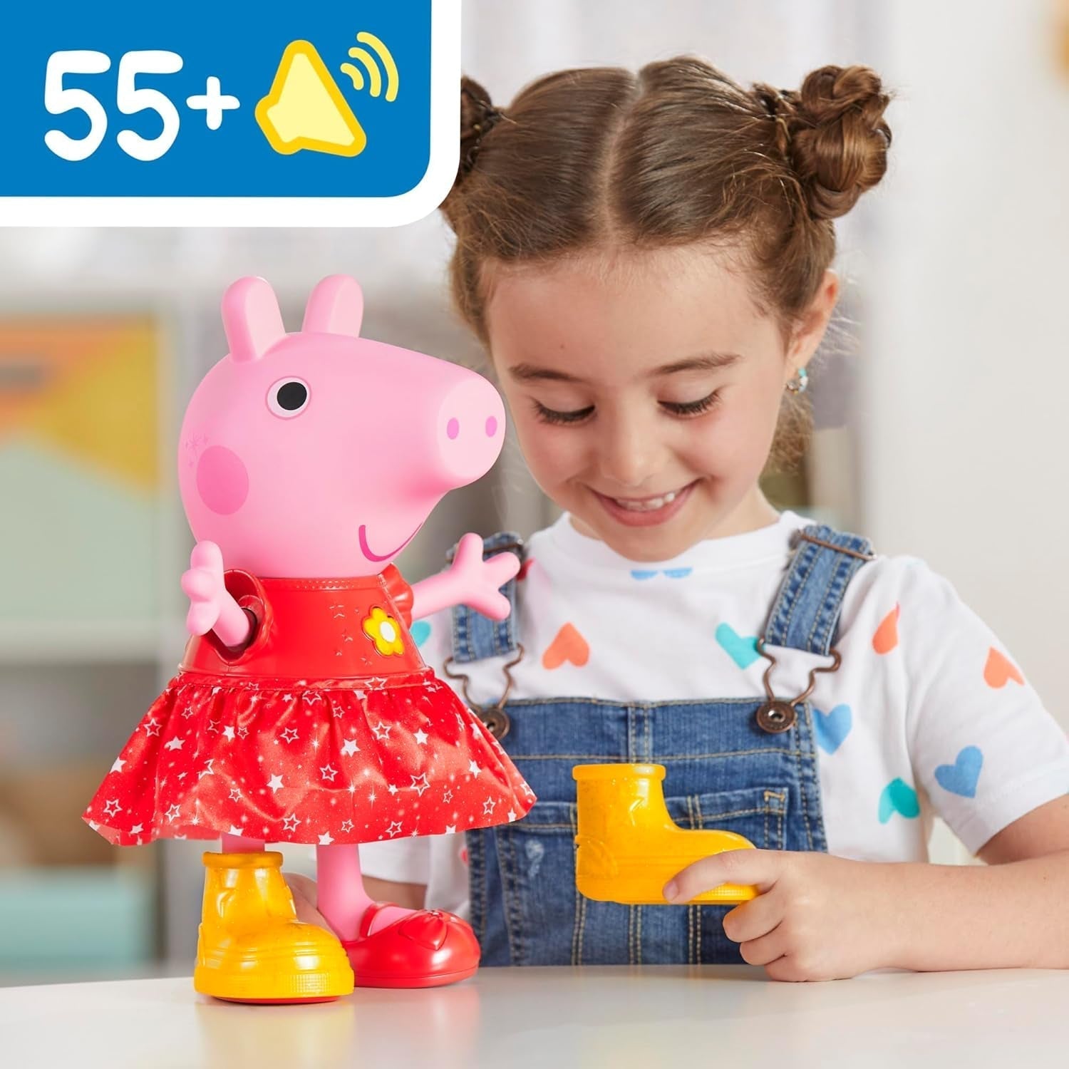 Păpușa Peppa Pig Peppa'S Mud Puddle Party - versiune germană, roz sau roz Papusi Naty Shop
