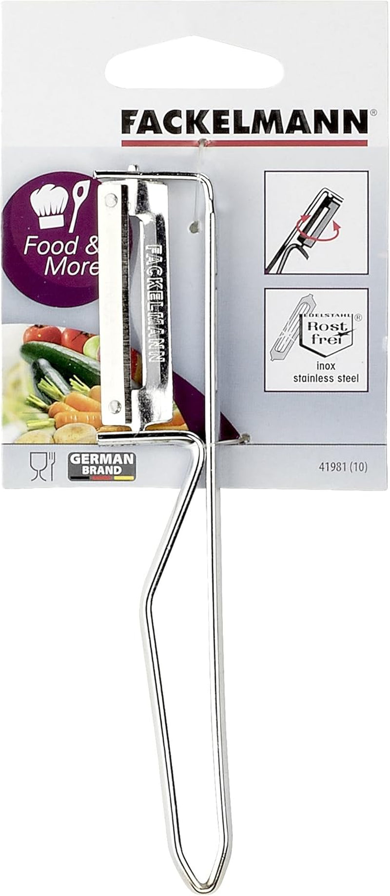 Univerzální škrabka Fackelmann, škrabka z nerezové oceli Naty Shop