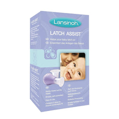 Lansinoh Latch Assist Nipple Everter s pouzdrem pro kojící maminky, nabízí dočasnou korekci plochých nebo vpáčených bradavek, 2 velikosti kuželů v balení a hygienické pouzdro Příslušenství pro kojení Bebe Naty Shop Latch Assist