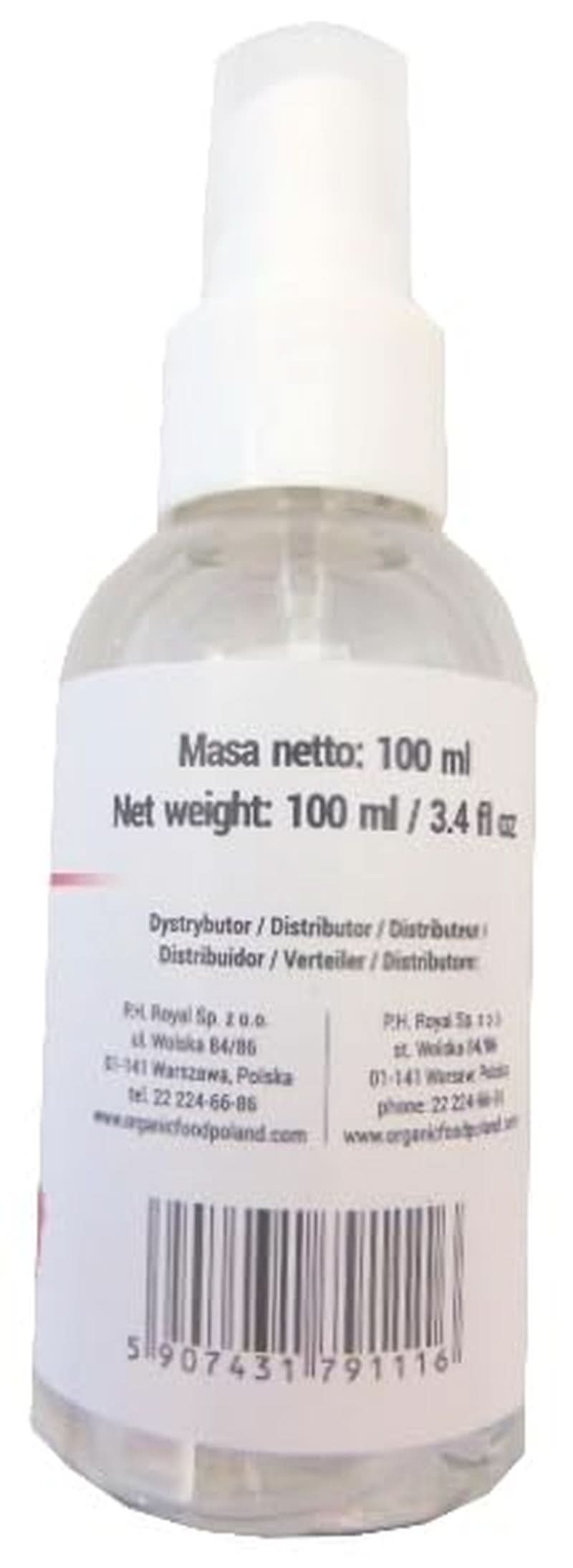 BIO Růžová voda na vaření a pečení, 100 ml Arome Naty Shop