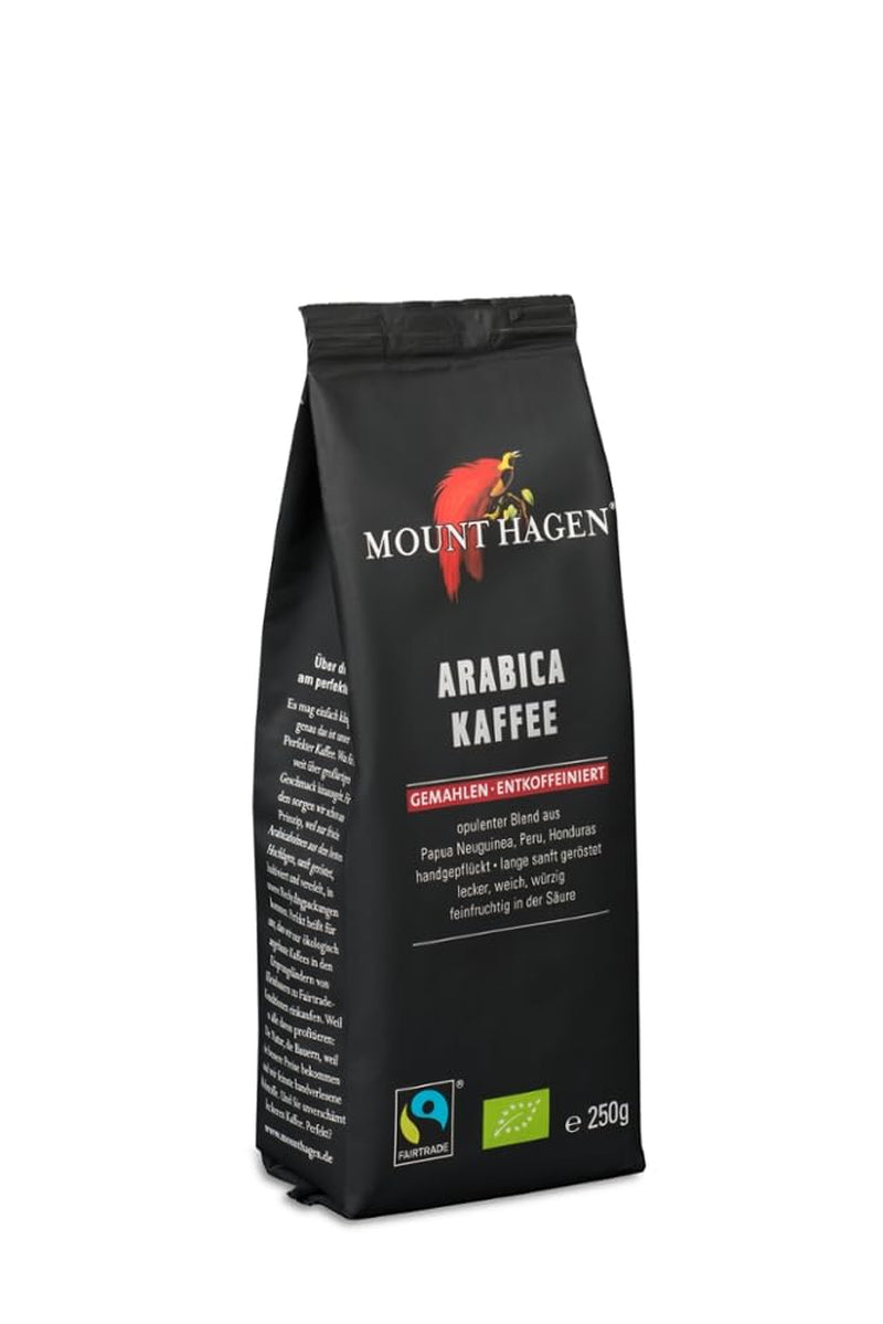 Organic FT Naturland cafea Arabica prăjită, boabe întregi, decofeinizată, 250 g Cafea Naty Shop 250 grame Rotund echilibrat mătăsos și moale. Cu nuanțe de nuci note calde de condimente și aciditate foarte ușoară