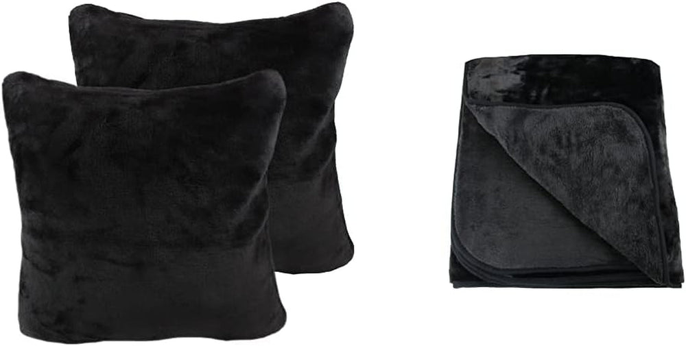 Amago - Pohodlná přikrývka, kašmírový vzhled, 220 X 240 Cm - antracitová Postele a přikrývky Amago Black Pohodlná přikrývka + povlak na polštář 220 X 240 Cm