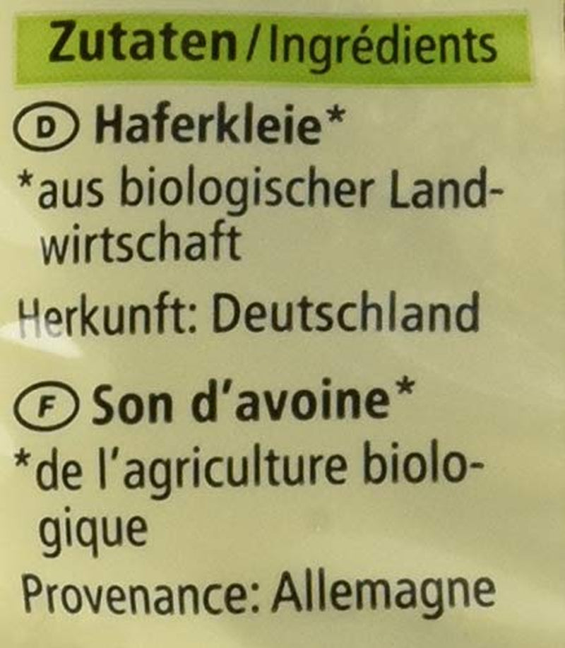 Bio ovesné otruby s klíčky, 500g