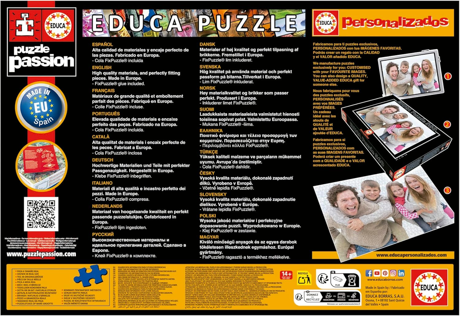Educa - Puzzle 1500 dílků pro dospělé | Japonská zahrada. Rozměry: 85 X 60 cm. Obsahuje lepidlo na puzzle Fixpuzzle. Už 14 let (19937) Puzzle Naty Shop