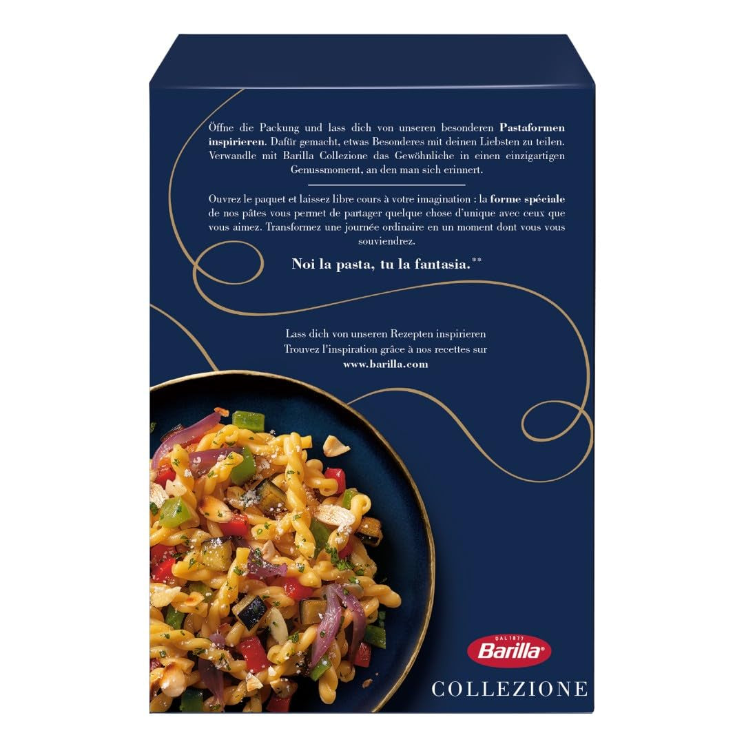 Těstoviny Barilla Collezione Fusilli krátké kousky, (1 x 500 g)