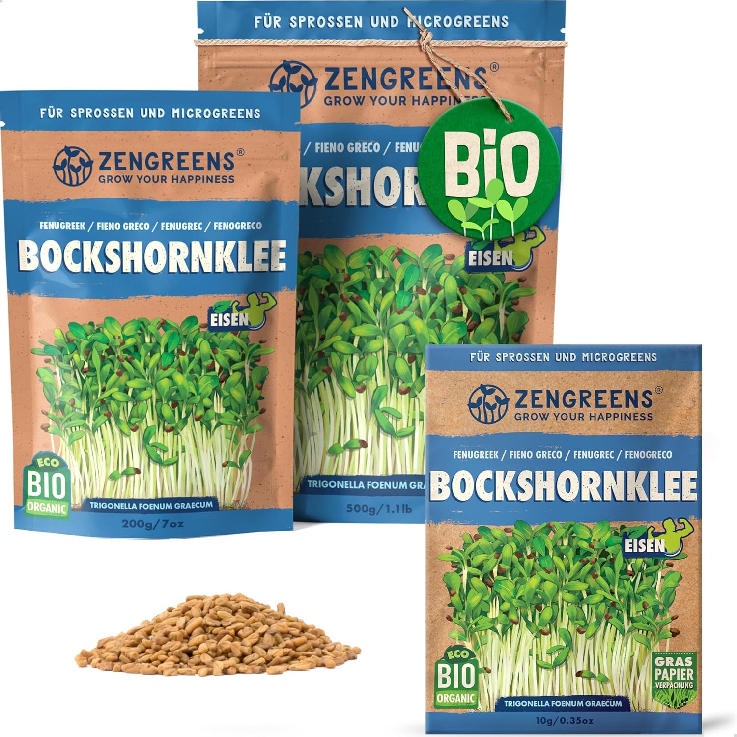 Bio Sonnenblumen Samen - Wähle Zwischen 10G, 200G Und 500G - Sonnenblume Mit Keimrate Von Über 97% - Keimsprossen - Sonnenblumensamen Zum Sprossen Ziehen - Wiederverschließbare Verpackung