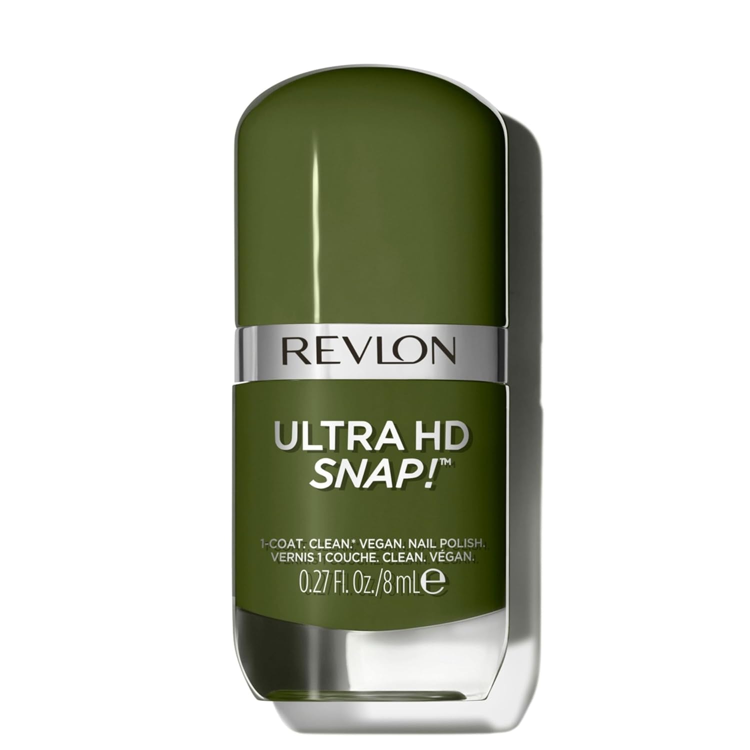 Revlon Ultra HD Snap Lak na nehty Dlouhotrvající veganské složení Rychle schnoucí jedna vrstva Plná krycí barva (8 ml) Hot Stuff (007) Unisex