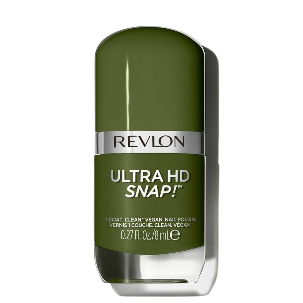 Revlon Ultra HD Snap Lak na nehty Dlouhotrvající veganské složení Rychle schnoucí jedna vrstva Plná krycí barva (8 ml) Hot Stuff (007) Unisex