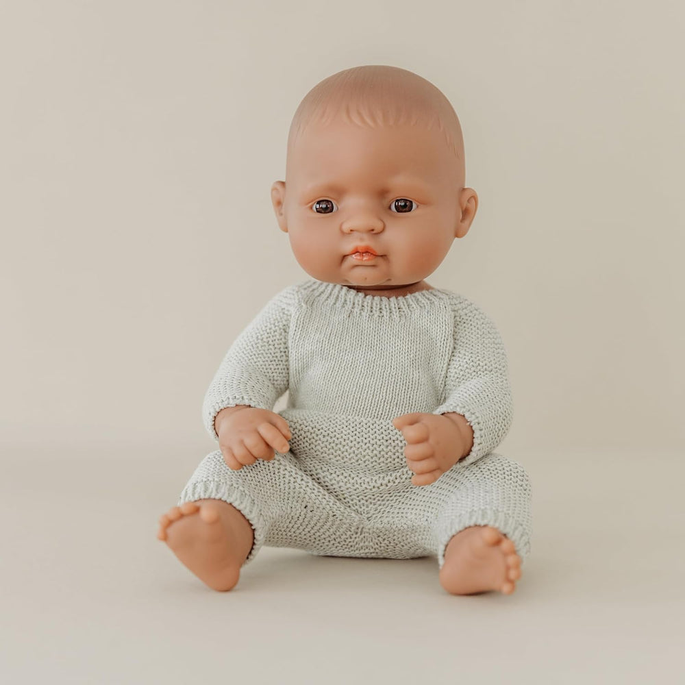 Miniland 31037 - Baby Südamericanischer Junge Tüte - ohne Unterwäsche, 32 cm