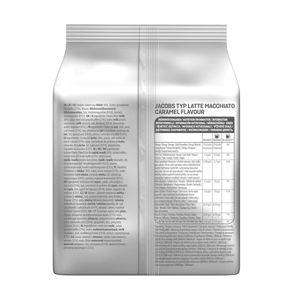 Tassimo Kapseln Jacobs Typ Latte Macchiato Caramel, 5 x 8 Pads, 40 Kaffeekapseln