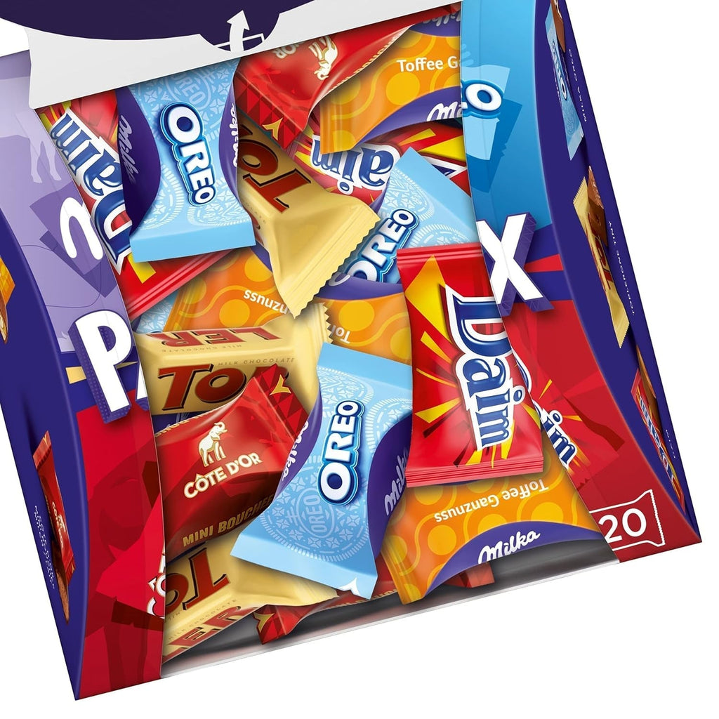 Milka Party Mix 6 x 159 grame, amestec 5 tipuri de praline diferite Bomboane de Ciocolata Naty Shop