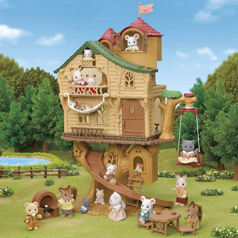 Sylvanian Families 5494 Adventure Tree House - Hrací sada Domeček pro panenky Domky pro panenky Naty Shop