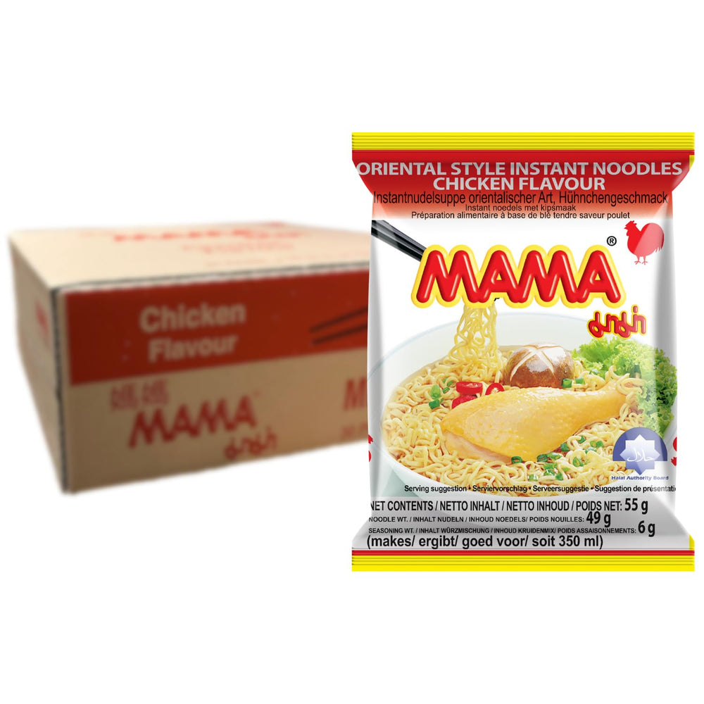 MAMA – Instantní nudle s kuřecím masem – více balení (30 x 55 GR)