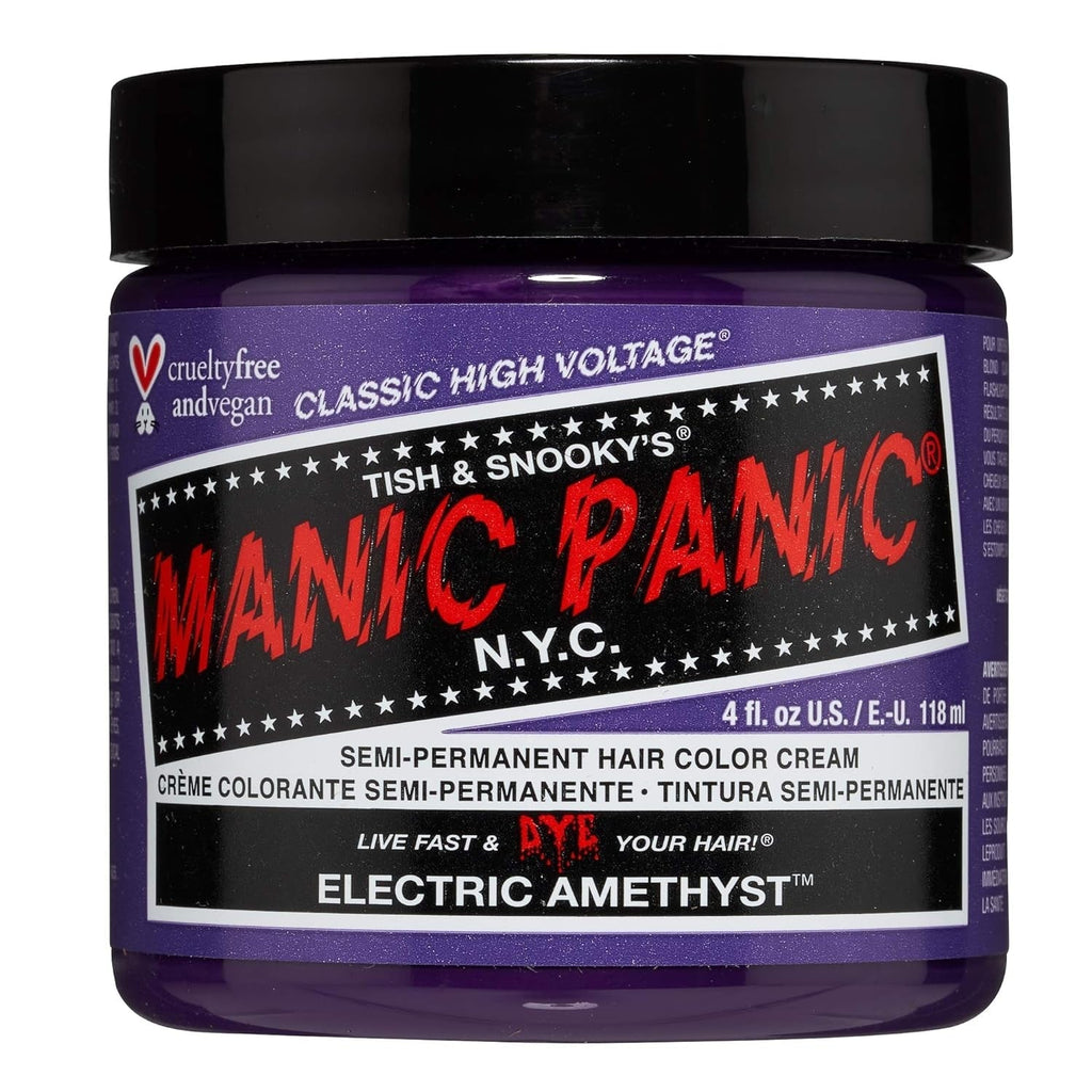 Manic Panic Electric Lizard Classic Cream, vegan, fără cruzime, vopsea de păr verde semipermanentă 118ml