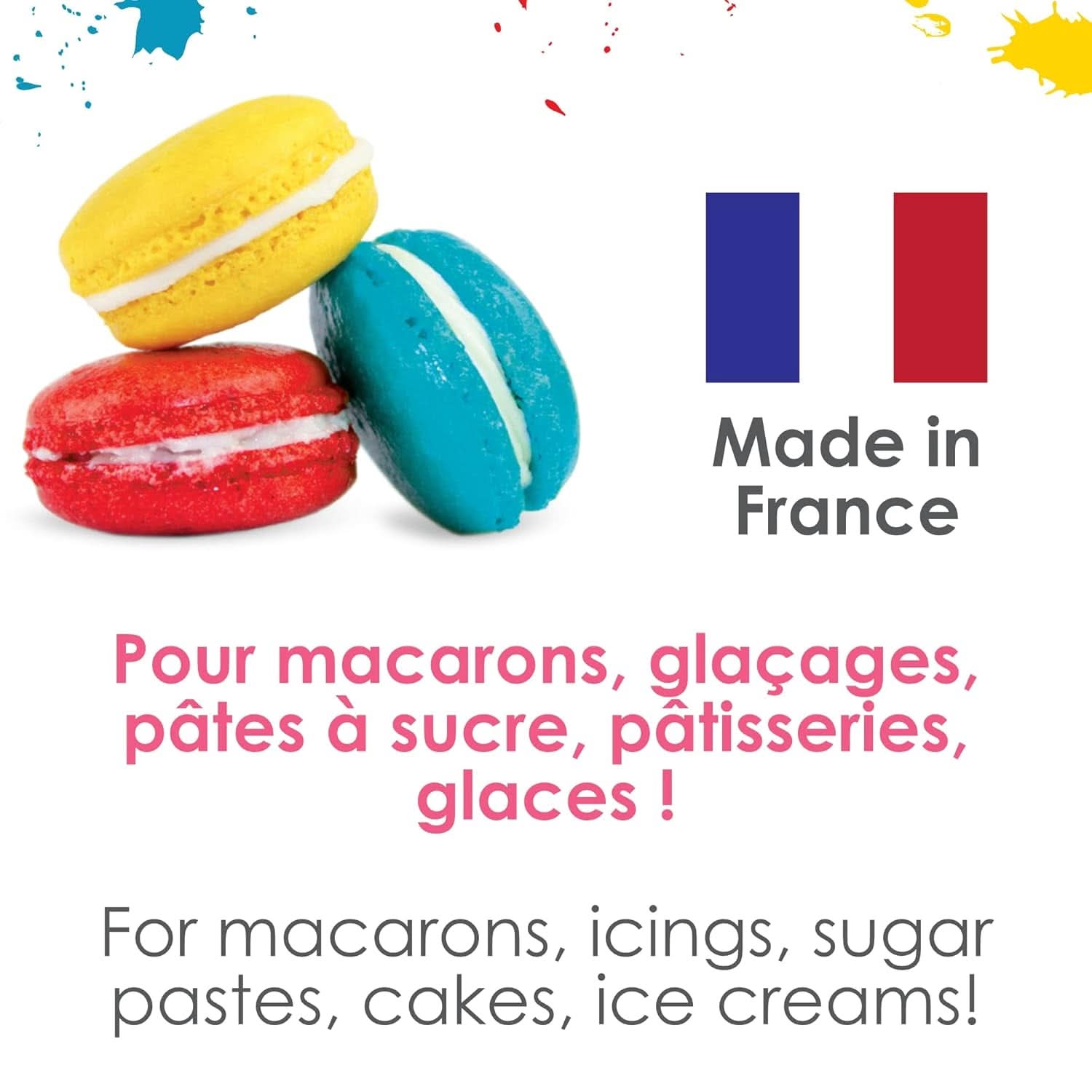 ScrapCooking, Sada 3 práškových potravinářských barviv - červená, žlutá, modrá, 3 x 5 gramů Naty Shop