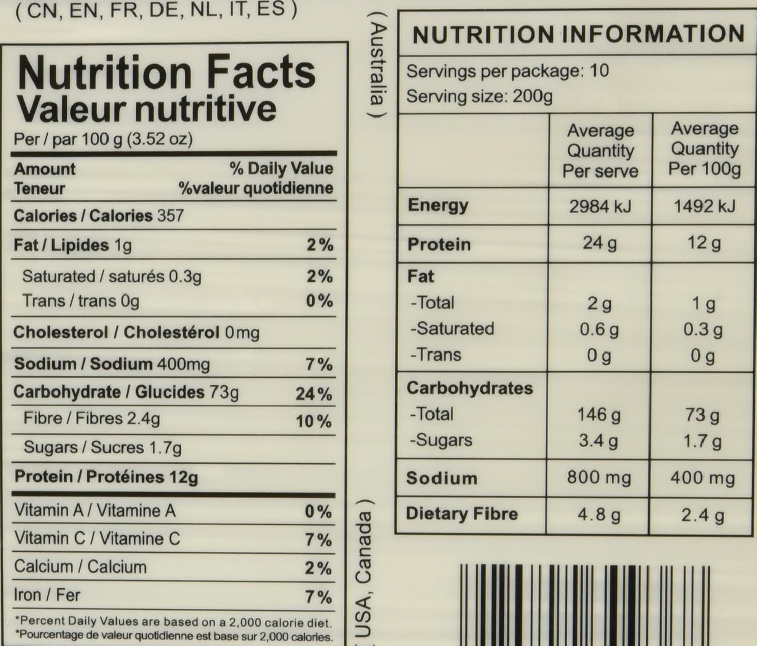 Pšeničné nudle (Shanghai), 1 balení (1 x 2 kg)